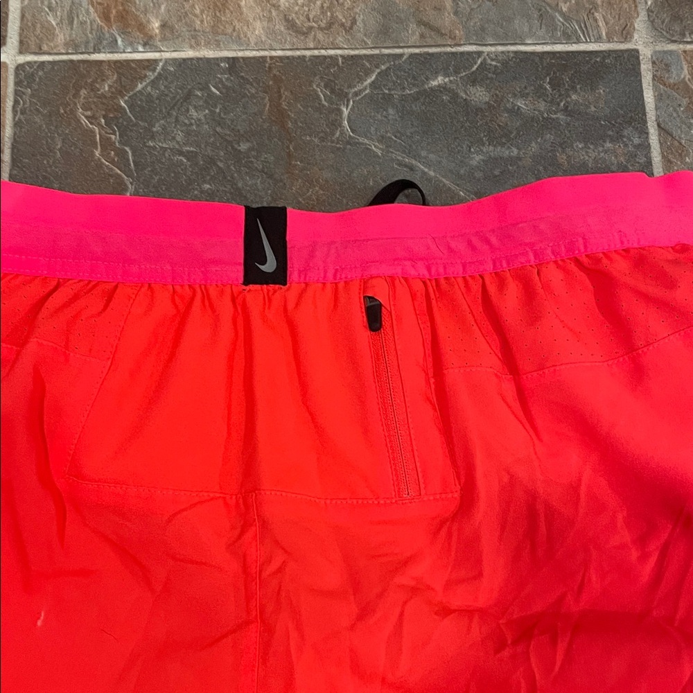 Nike Bright Red Running Shorts - Picture 5 of 5